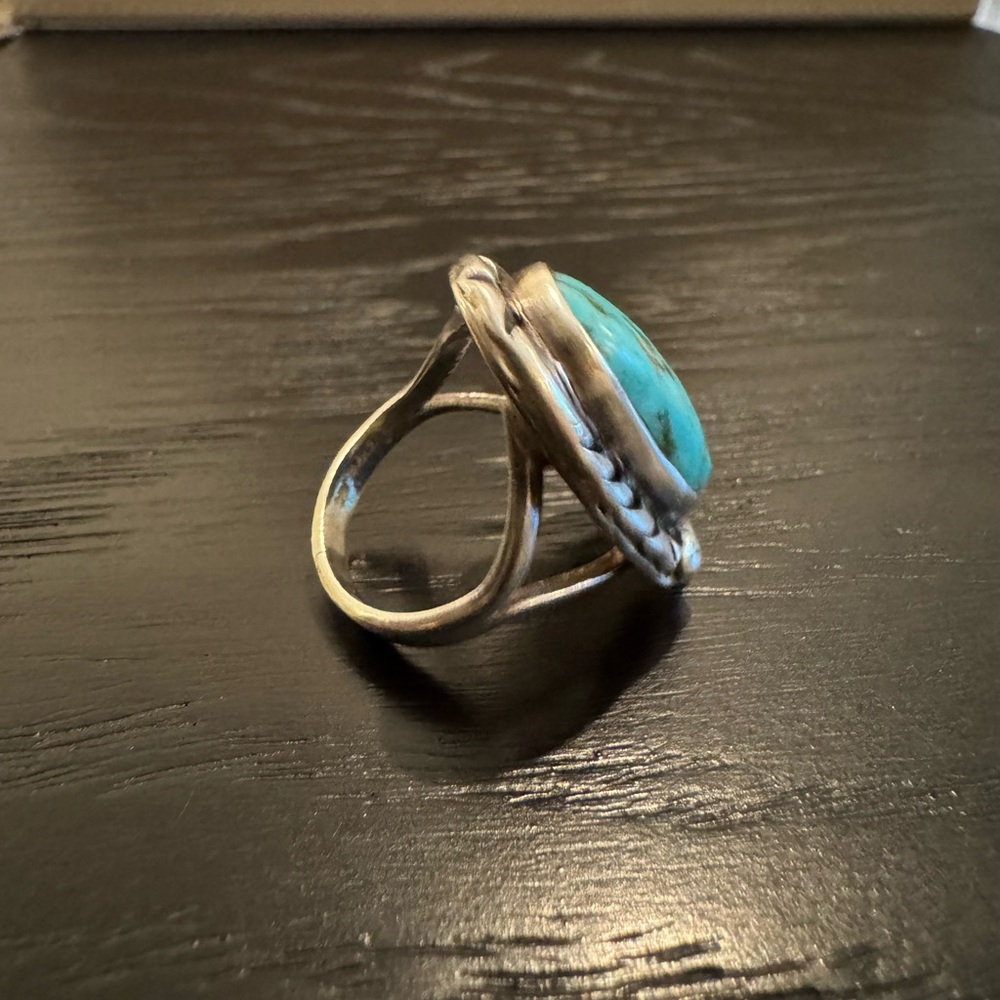 Sterling Silver Turquoise Ring - Picture 5 of 5